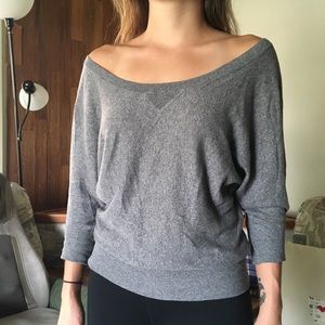 Off the shoulder sweater